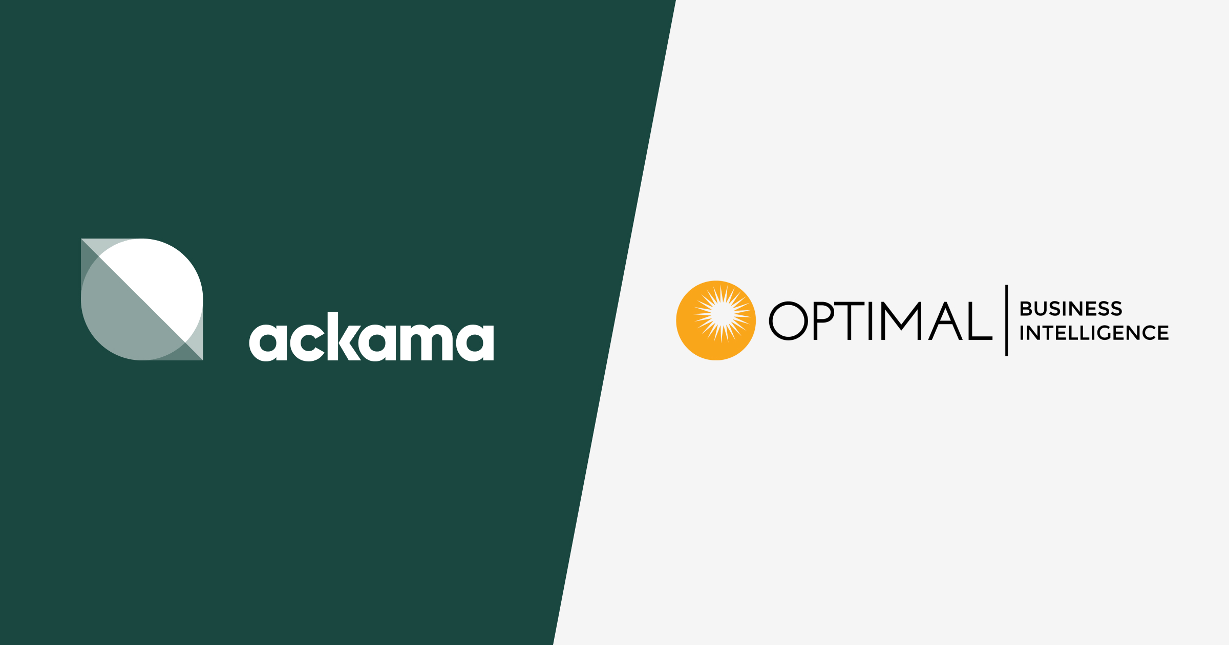 Ackama and OptimalBI logos. Ackama acquires OptimalBI, expanding data expertise to better support the energy sector, government agencies, and mission-driven organisations.